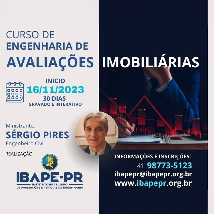 Engenharia de Avaliações Imobiliárias – Módulo 1 – Ibape-PR