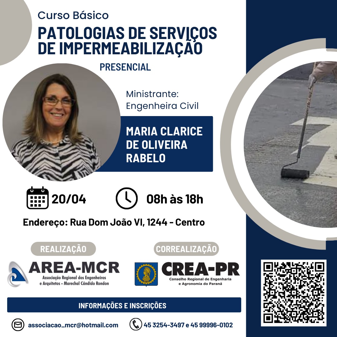 Básico de Patologias de Serviços de Impermeabilização – Area-MCR