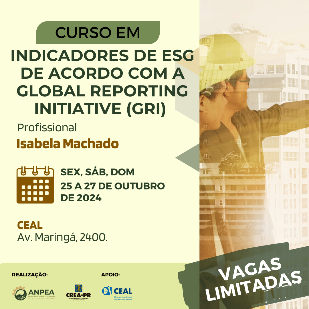 Indicadores ESG baseado no GRI – ANPEA