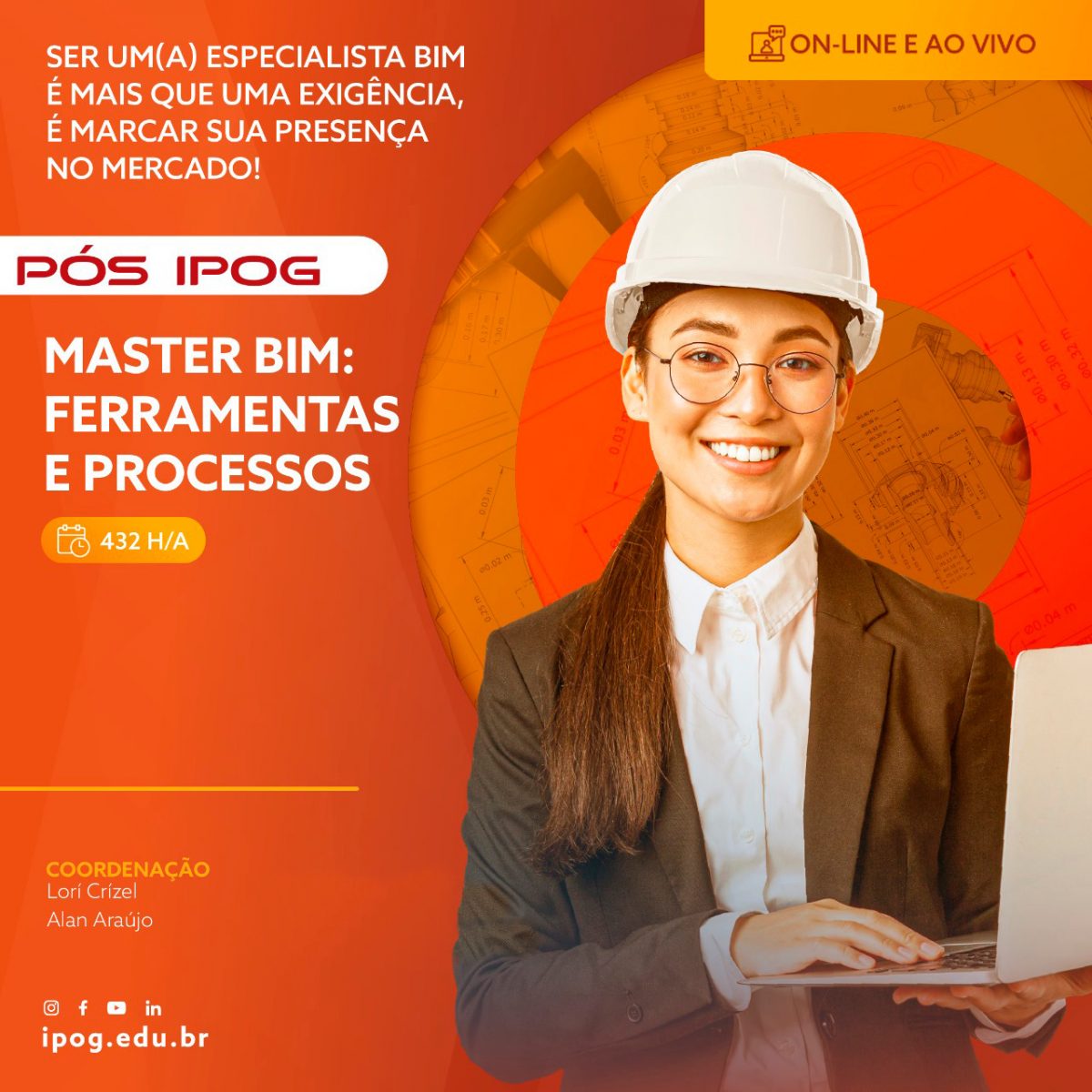 MASTER BIM: FERRAMENTAS E PROCESSOS – PÓS-GRADUAÇÃO REMOTA – IPOG