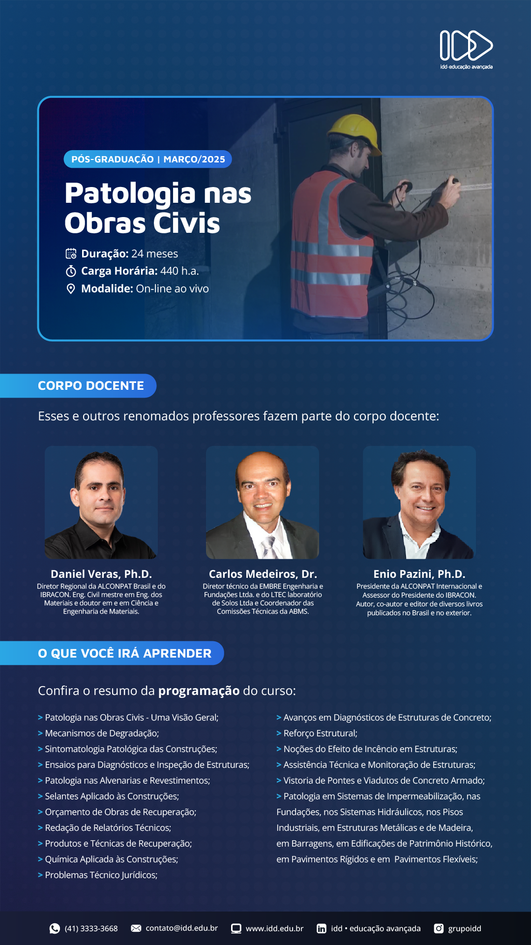 Patologia nas Obras Civis – DRI