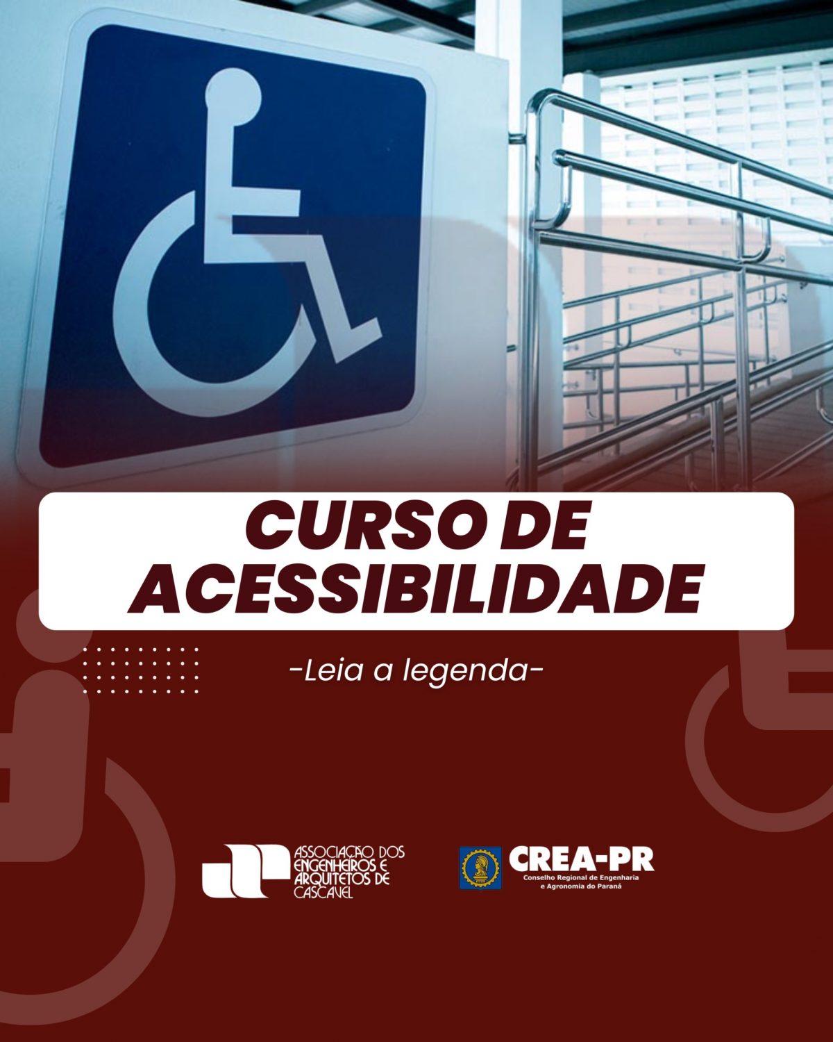 Curso de Acessibilidade, com carga horária de 24 horas