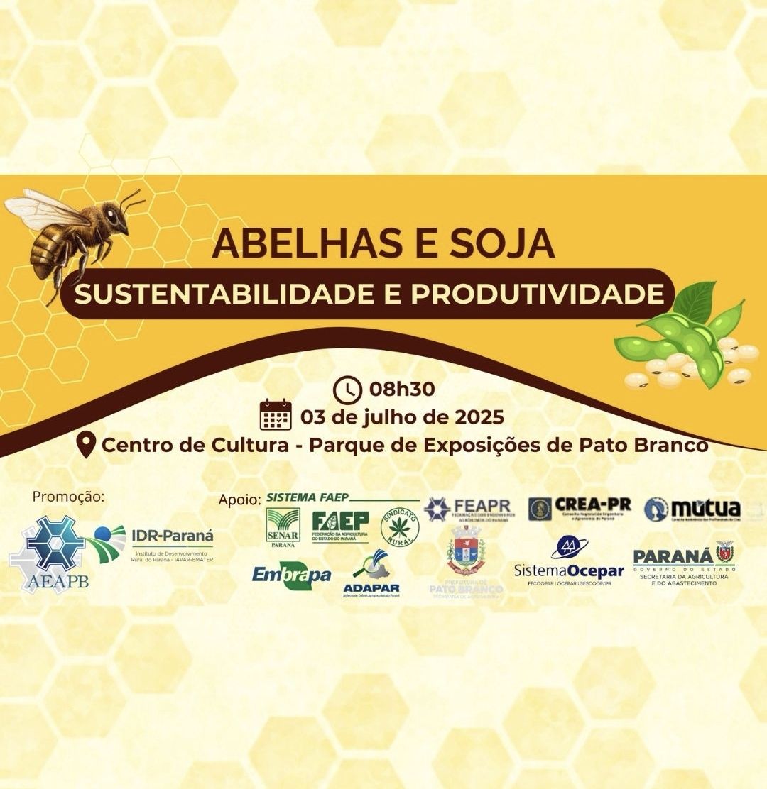 Abelhas e Soja – Sustentantabilidade e Produtividade – AEA-PB