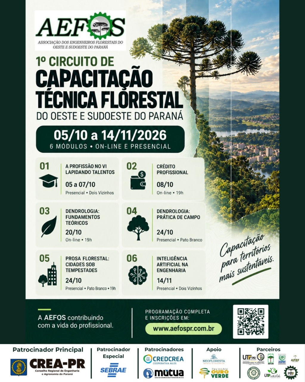 1º Circuito de Capacitação Técnica Florestal do Oeste e Sudoeste do Paraná